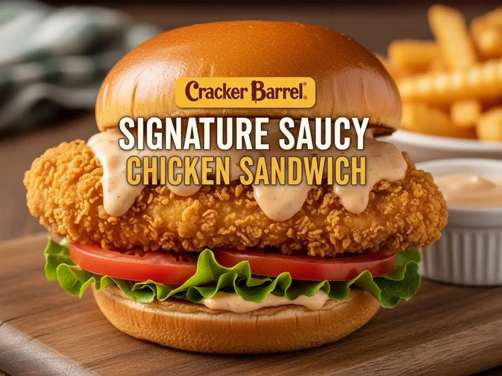 Signature Saucy Chicken Sandwich